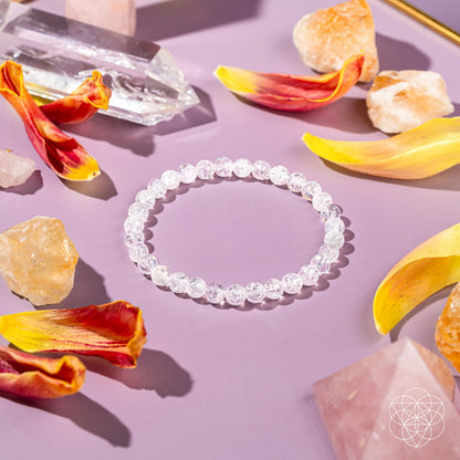 Emotional Ice Bath – The Ice Quartz Bracelet | 6mm