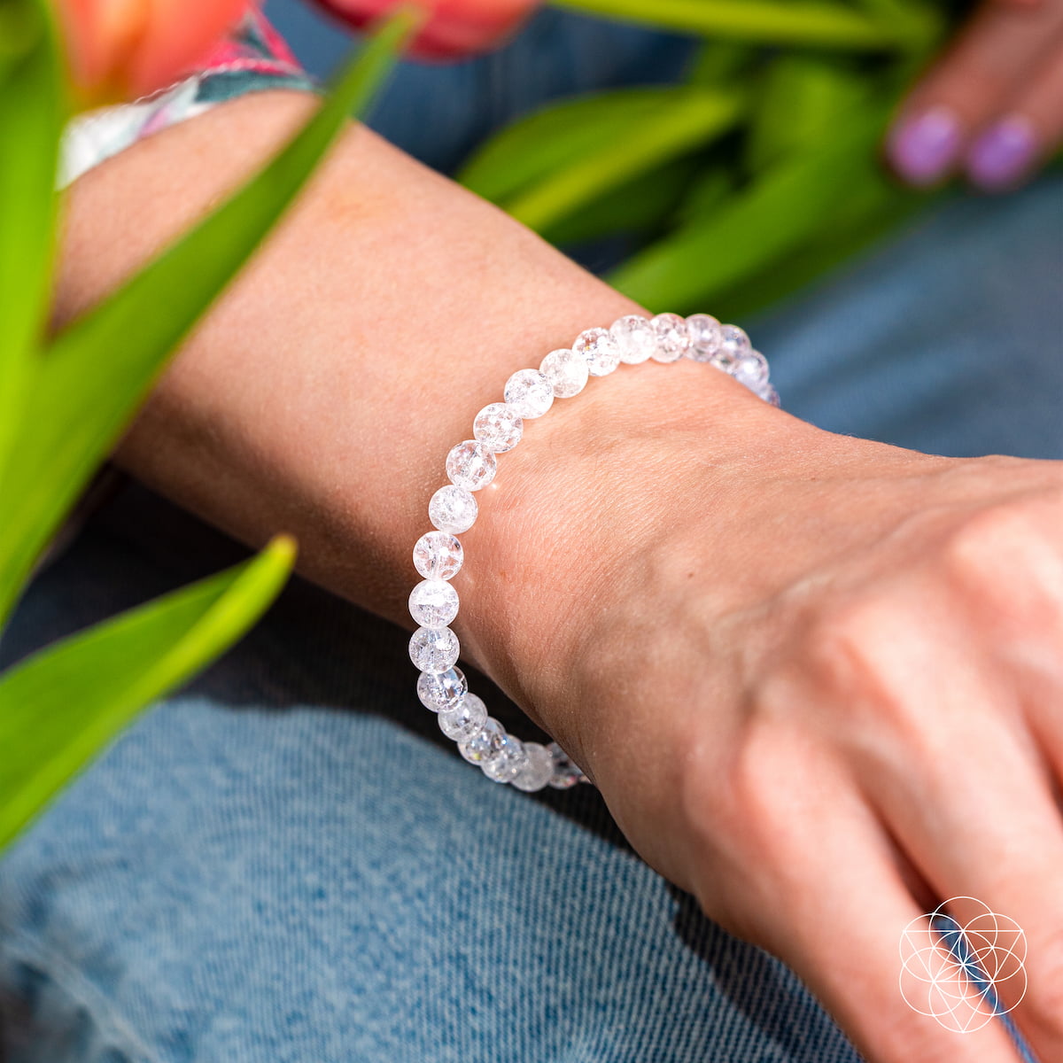 Emotional Ice Bath – The Ice Quartz Bracelet | 6mm